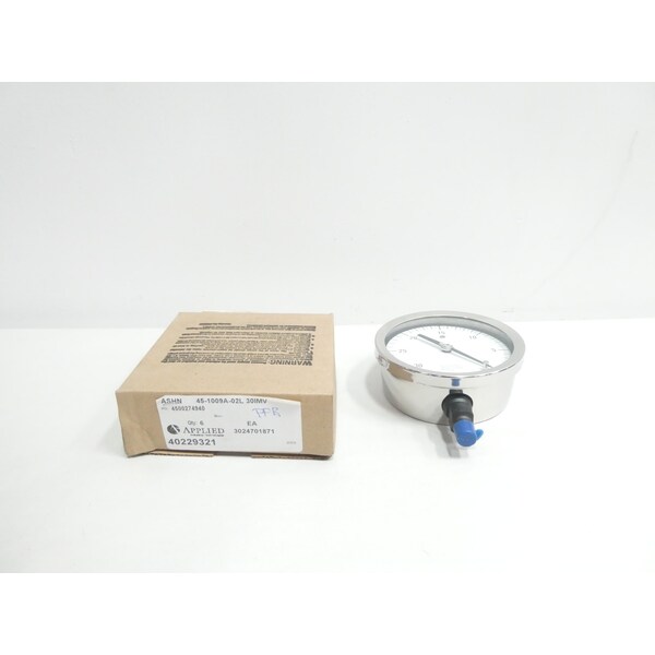 Ashcroft 4-1/2IN 1/4IN 0-30IN-HG NPT PRESSURE GAUGE 45-1009-A-02L-30/0IMV - main